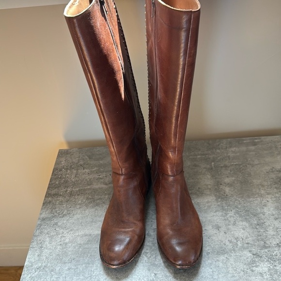 ANTONIO MELANI Shoes - A Antonio Melani Tall Brown Leather Riding Boots – Size 7.5